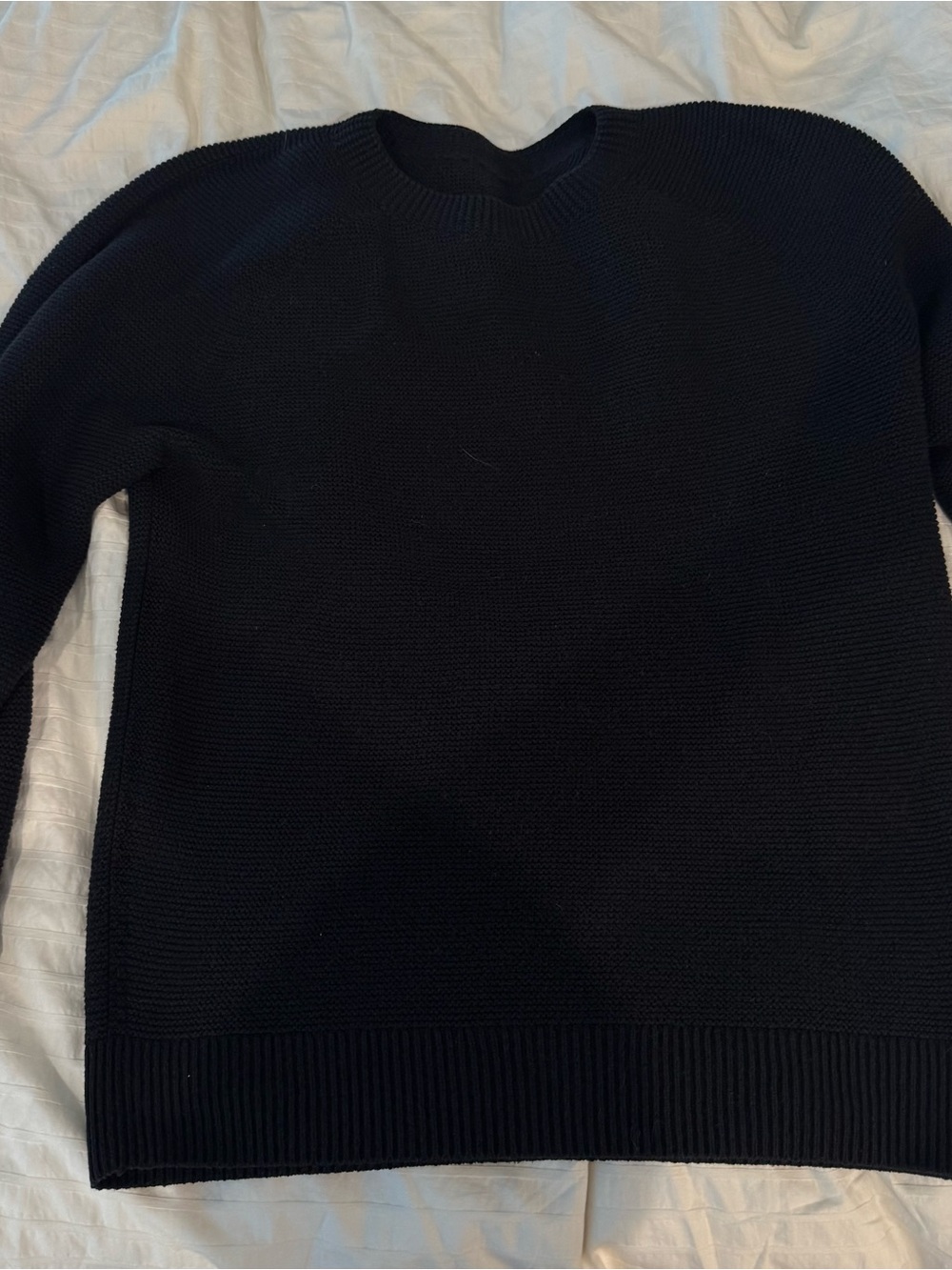 Classic Men's Black Crewneck Sweater